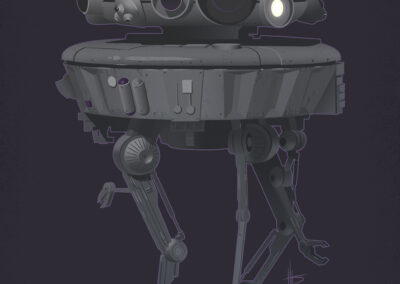 Vector art - Imperial Probe Droid