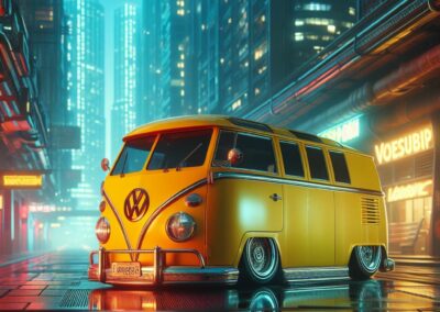VW bus lowrider