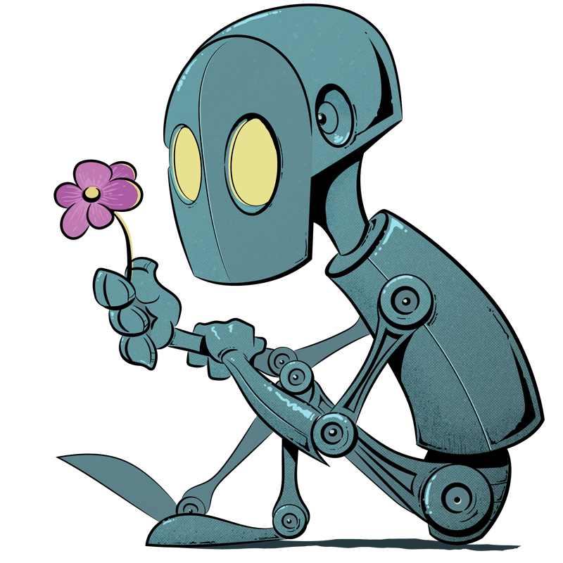 Robot & Flower